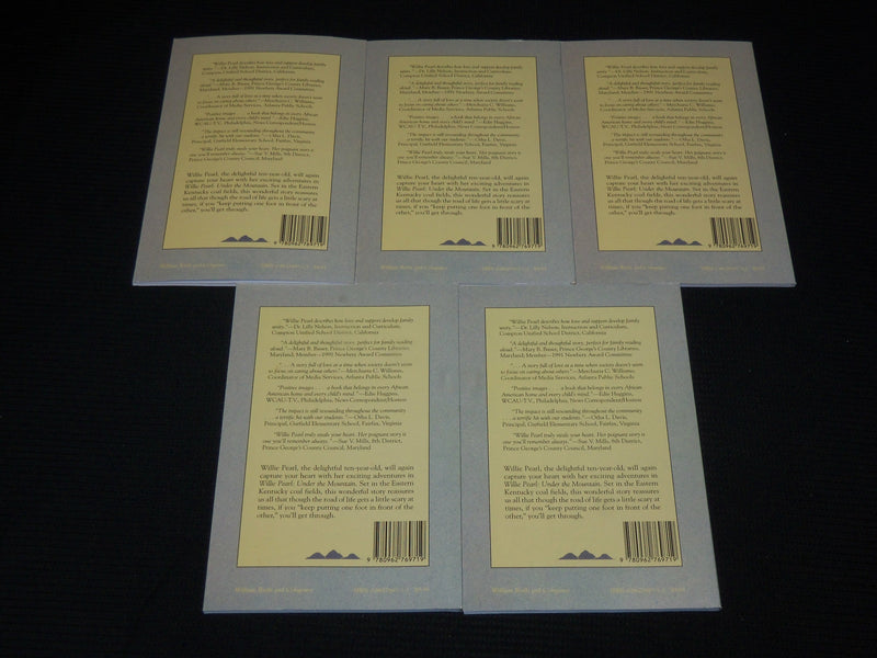 1992 WILLIE PEARL: UNER THE MOUNTAIN BOOK BY MICHELLE GREEN LOT OF 5 - O 2348