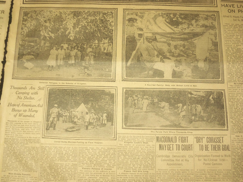 1907 JANUARY 29 THE BOSTON HERALD - HARRY THAW JURY IS NEARING COMPLETION- BH 25