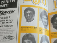 1981 SEP 5 LSU VS UNIV. ALABAMA FOOTBALL PROGRAM - LEONARD MARSHALL - ST 4452Z