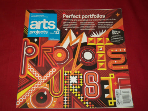 2009 APRIL COMPUTER ARTS PROJECT MAGAZINE ISSUE NO. 122 WITH CD - RC 676