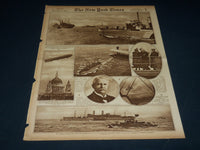 1918 DECEMBER 8 NEW YORK TIMES PICTURE SECTION - WILSON PROFILE - NT 8818