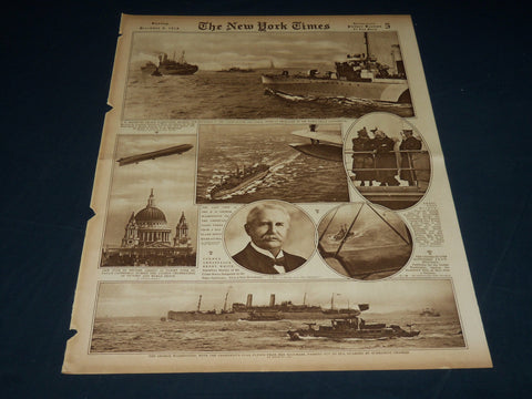1918 DECEMBER 8 NEW YORK TIMES PICTURE SECTION - WILSON PROFILE - NT 8818
