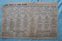 1953-1954 THE KILMER EAGLE NEWSPAPER - CAMP KILMER, NJ - LOT OF 16 - NP 9059