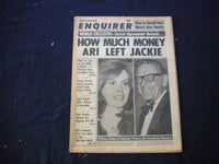 1975 APRIL 29 NATIONAL ENQUIRER NEWSPAPER - MONEY ARI LEFT JACKIE - NP 6022