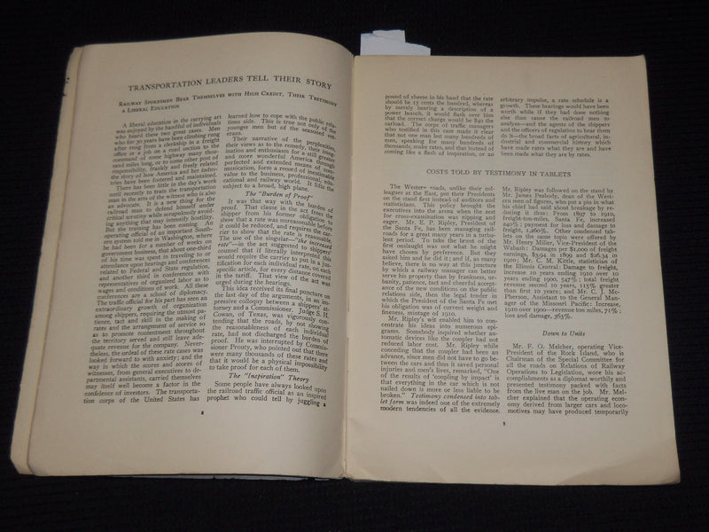 1911 MARCH 4 RAILWAY BUSINESS ASSOCIATION BULLETIN NO. 6 - K 41