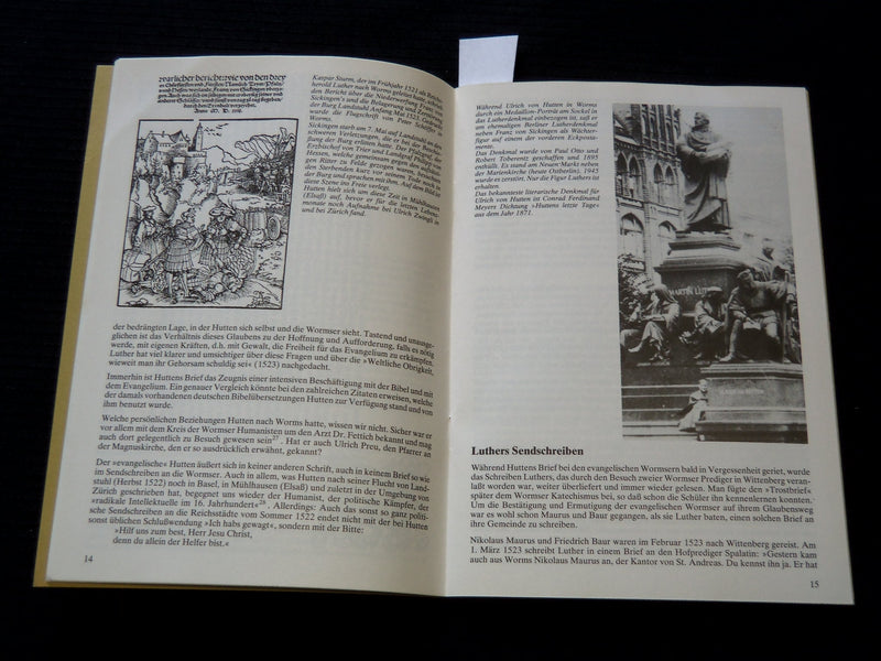 1983 DIE ANFANGE DER REFORMATION EVANGELISCHEN GOTTESDIENSTES BOOK - J 7233