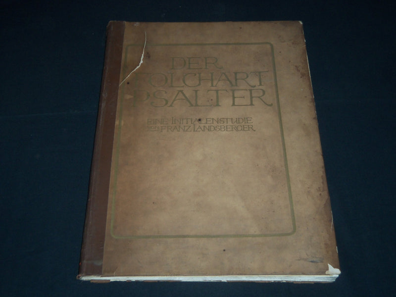 1912 DER FOLCHART PSALTER EINE INITIALEN STUDIE VOLUME FRANZ LANDSBERGER - Z 99