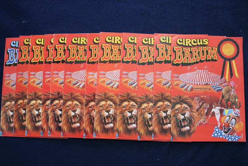 1979-1994 CIRCUS BARNUM PROGRAMS - GERMAN - LOT OF 12 - O 3530