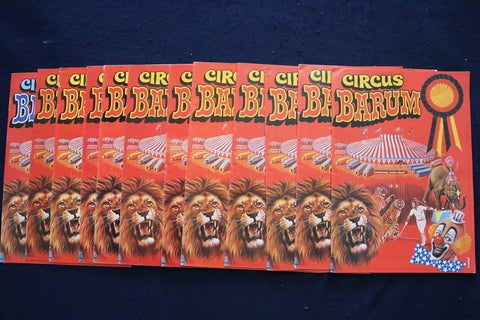 1979-1994 CIRCUS BARNUM PROGRAMS - GERMAN - LOT OF 12 - O 3530