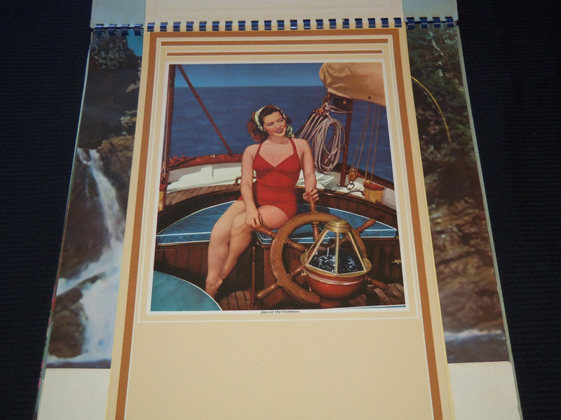 1954 BEAUX-ART HANGERS CALENDAR SALESMAN SAMPLE SHEETS BOOK - C 11