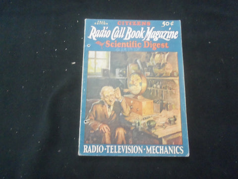 1928 SEPTEMBER CITIZENS RADIO CALL BOOK MAGAZINE AND SCIENTIFIC DIGEST - B 432I