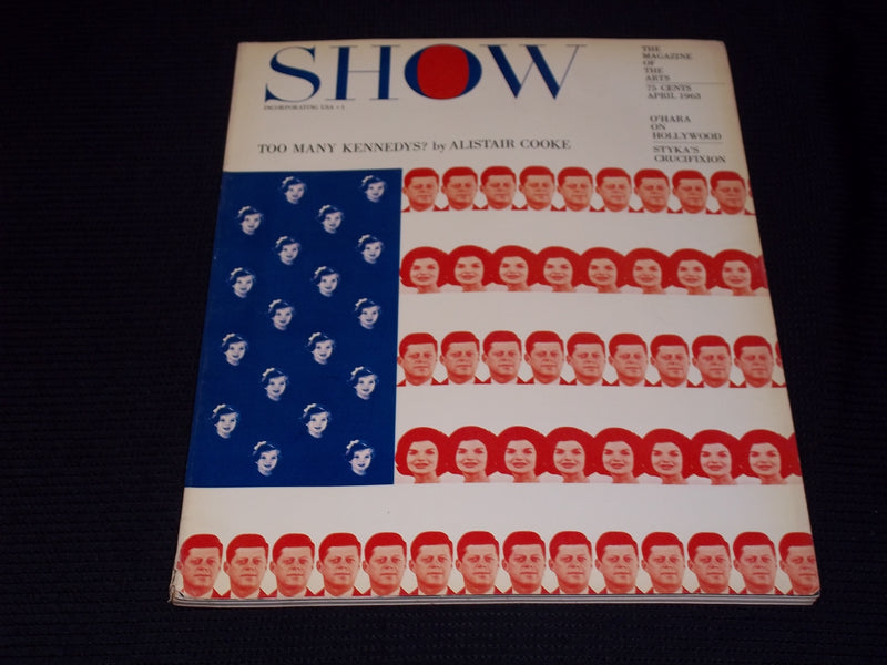 1963 APRIL SHOW MAGAZINE - THE KENNEDYS FRONT COVER - E 20181