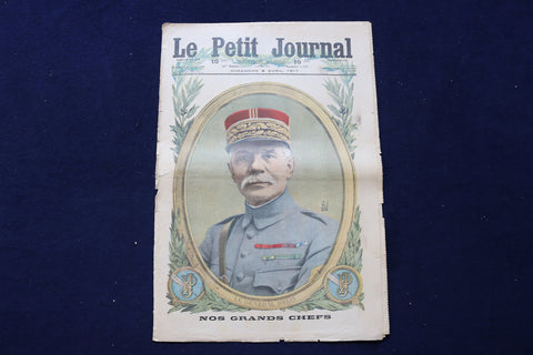 1917 APR 8 LE PETIT JOURNAL SUPPLEMENT ILLUSTRE MAGAZINE - GEN. BELIN - NP 8804