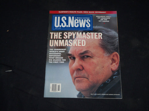 1993 APRIL 12 U.S. NEWS & WORLD REPORT MAGAZINE - GEN. HARRY SCHUTT COVER - B 60