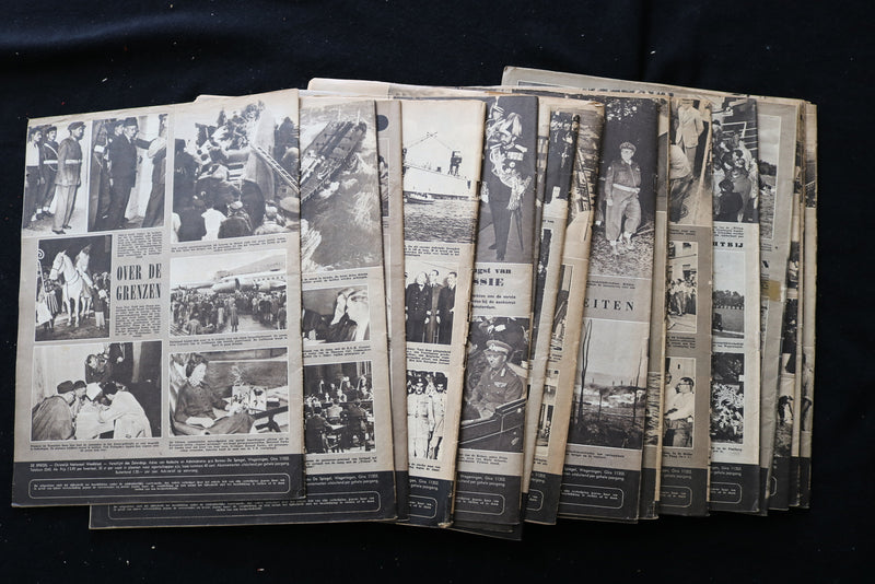 1954 DE SPIEGEL CHRISTELUK NATIONAAL MAGAZINE - LOT OF 21 - DUTCH - O 3705