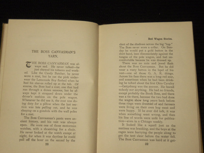 1904 ROD WAGON STORIES HARDCOVER BOOK BY WELLS HAWKS - KD 705L
