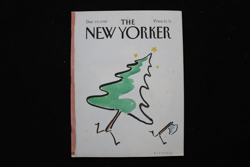 1988 DECEMBER 19 NEW YORKER MAGAZINE - GREAT ILLUSTRATED COVER - NY 3313
