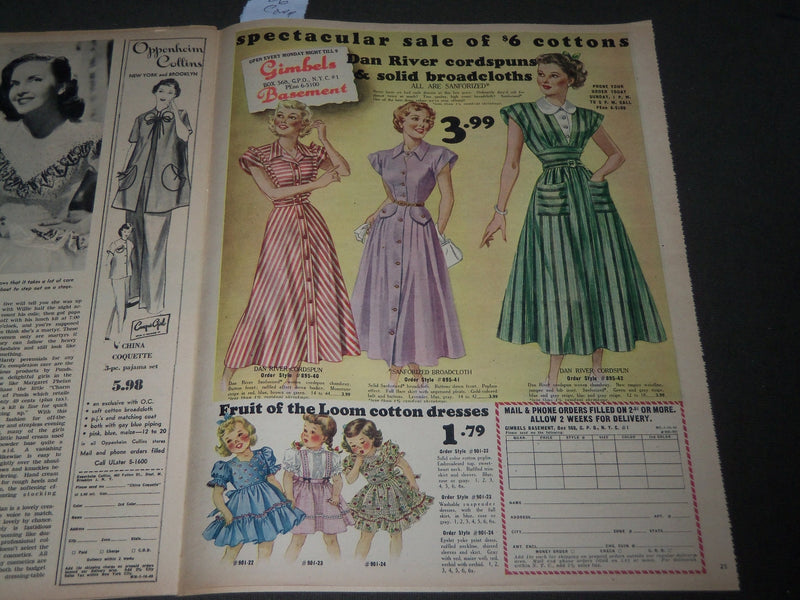 1949 JANUARY 16 SUNDAY MIRROR MAGAZINE SECTION - ANN BLYTH COVER - J 2992
