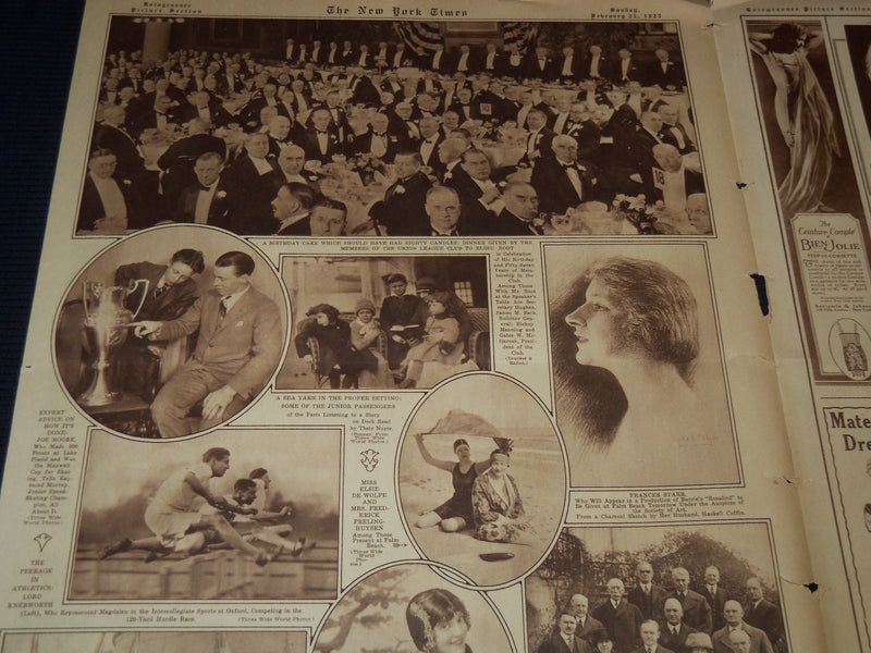 1925 FEBRUARY 22 NEW YORK TIMES PICTURE SECTION - JERITZA BRYAN - NT 9498
