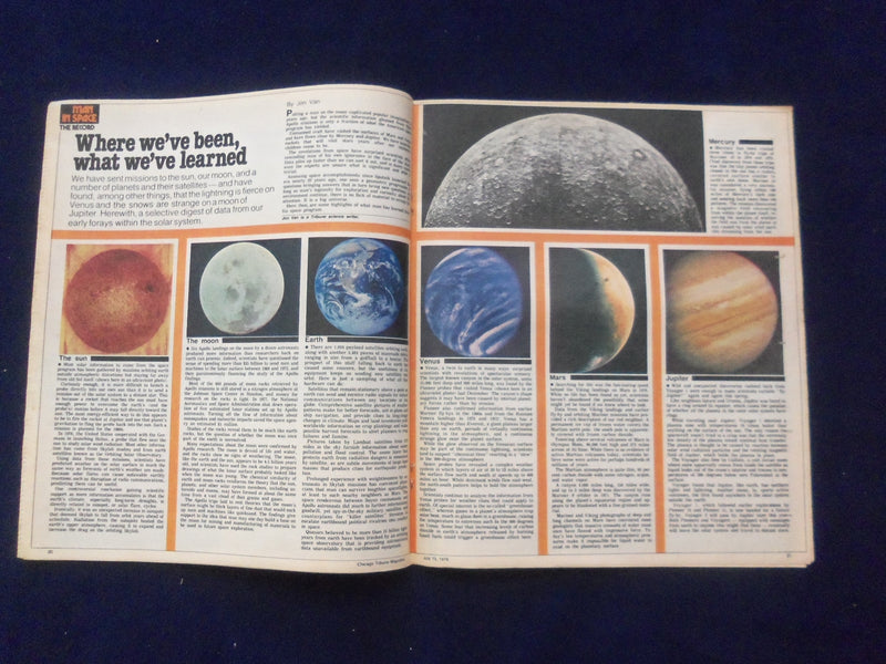 1979 JULY 15 CHICAGO TRIBUNE MAGAZINE SECTION - THE MOON PLUS 10 - NP 6380