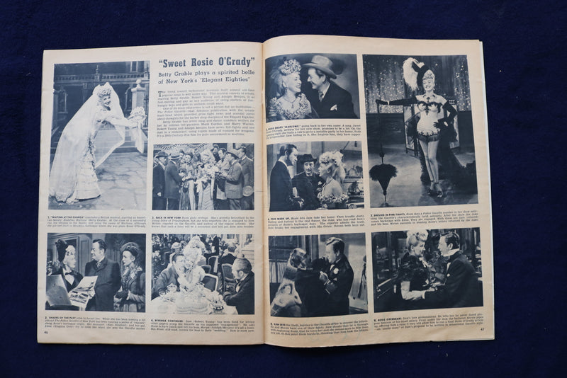 1943 OCTOBER CLICK MAGAZINE - WOMEN RAILROAD WORKERS COVER-BETTY GRABLE- E 23415