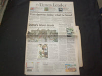 1997 SEP 2 WILKES-BARRE TIMES LEADER - PRINCESS DIANA'S DRIVER DRUNK - NP 7761