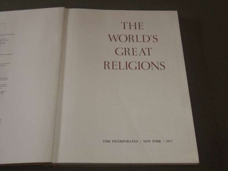 1957 THE WORLD'S GREAT RELIGIONS BOOK EDITED BY LIFE - GREAT PRINTS - I 1398