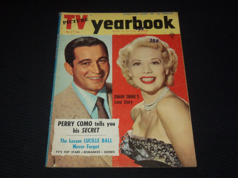 1955 NO. 2 TV PICTURE YEARBOOK MAGAZINE - PERRY COMO & DINAH SHORE - E 16296