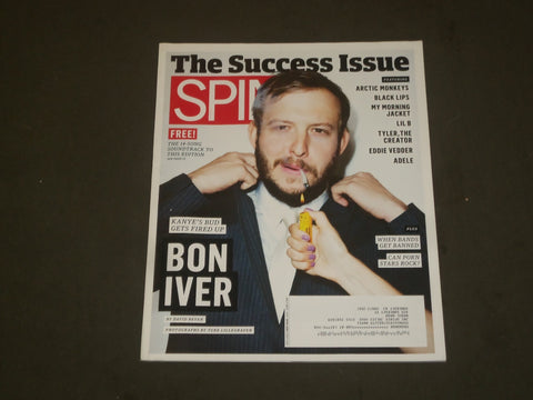 2011 JULY SPIN MAGAZINE - BON IVER COVER - GREAT PHOTOS - B 2108