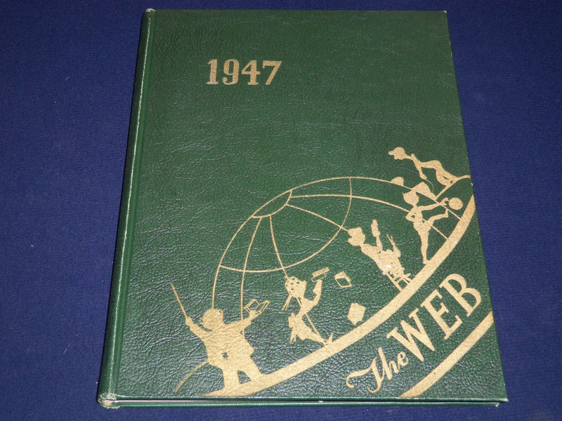 1947 THE WEB UNIVERSITY OF RICHMOND YEARBOOK - VIRGINIA - GREAT PHOTOS - YB 745