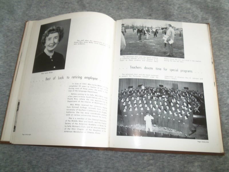1957 ELL ESS PE LA SALLE-PERU HIGH SCHOOL YEARBOOK - LA SALLE, IL - YB 2476