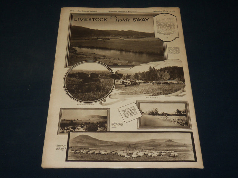 1926 MARCH 17 PROGRESSIVE CALIFORNIA IN ROTOGRAVURE - 3 SECTIONS - NP 5112