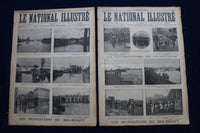1898-1906 L'ILLUSTRE NATIONAL MAGAZINE - FRENCH - LOT OF 15 - O 3657