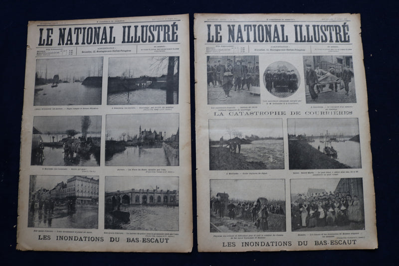 1898-1906 L'ILLUSTRE NATIONAL MAGAZINE - FRENCH - LOT OF 15 - O 3657