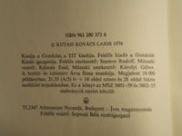 1976 AZ ELVESZETT VILAG HARDCOVER BOOK BY KUTASI LAJOS - HUNGARIAN - KD 8072