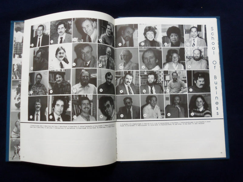 1984 CUPOLA WESTERN NEW ENGLAND COLLEGE YEARBOOK - SPRINGFIELD, MA - YB 3072