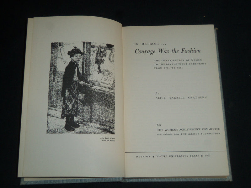 1953 IN DETROIT COURAGE WAS THE FASHION BOOK - KENNETH JAY LANE - KD 5496