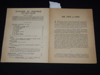 1955 FEBRUARY ECONOMIE ET POLITIQUE FRANCAISE EN 1954 - J 9883