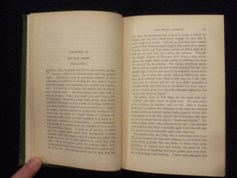 1898 SUCCESS WITH SMALL FRUITS HARDCOVER BOOK BY E. P. ROE - KD 8364