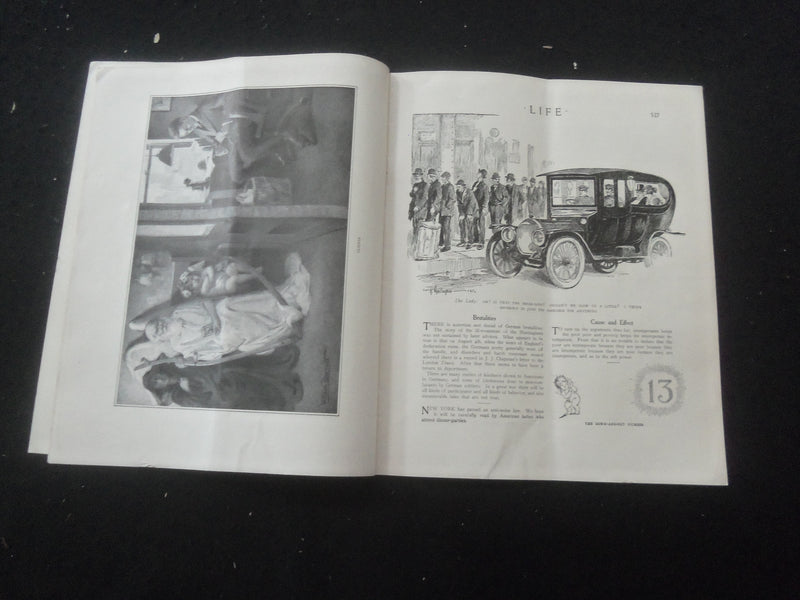 1914 SEPTEMBER 24 LIFE MAGAZINE - DOWN-AND-OUT NUMBER - MEMORIES - L 759Z