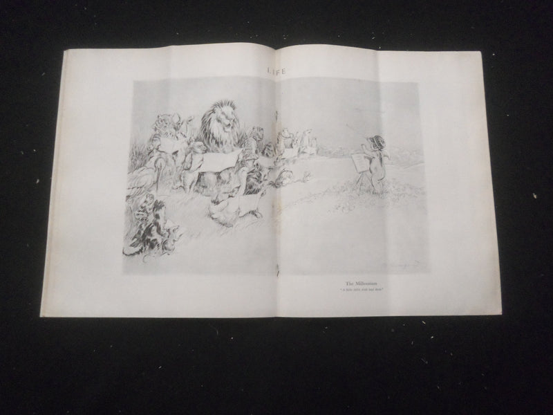 1916 SEPTEMBER 7 LIFE MAGAZINE - MILLENNIUM NUMBER-OLD-FASHIONED SAMPLER- L 763W