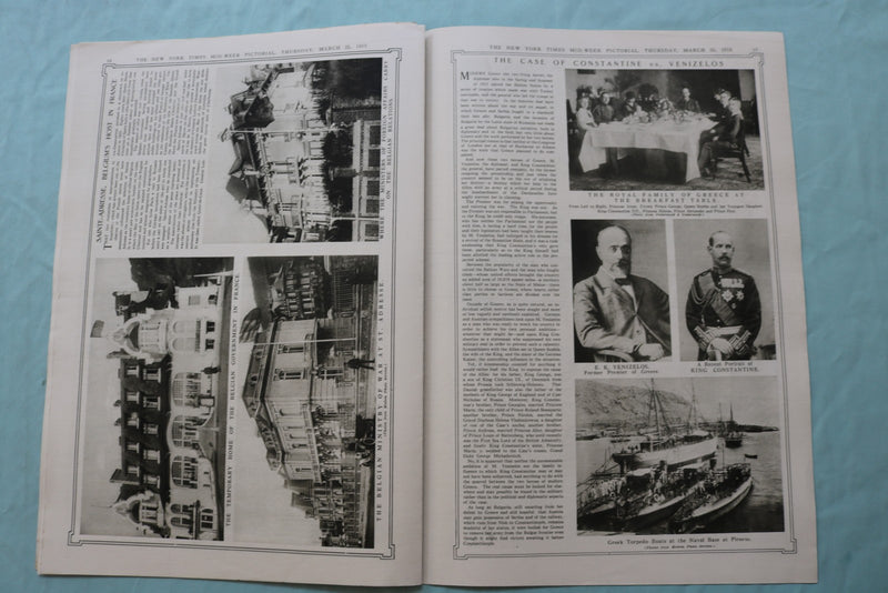 1915 MARCH 25 NEW YORK TIMES MID-WEEK PICTORIAL - PRINCE VON BISMARK - NP 9133