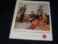 1956 OCTOBER 27 SATURDAY EVENING POST MAGAZINE NICE ILLUSTRATED COVER - E 1281