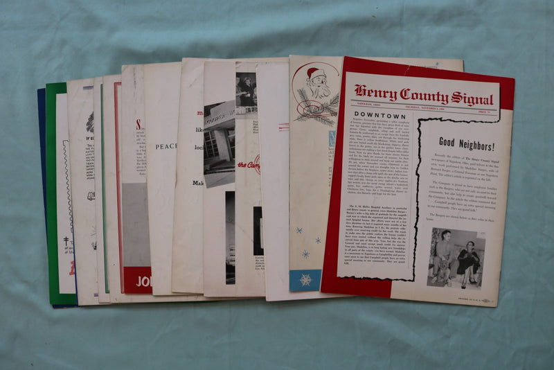 1951-1960 CAMPBELL PEOPLE MAGAZINE - LOT OF 14 - CAMDEN , NJ - O 3763