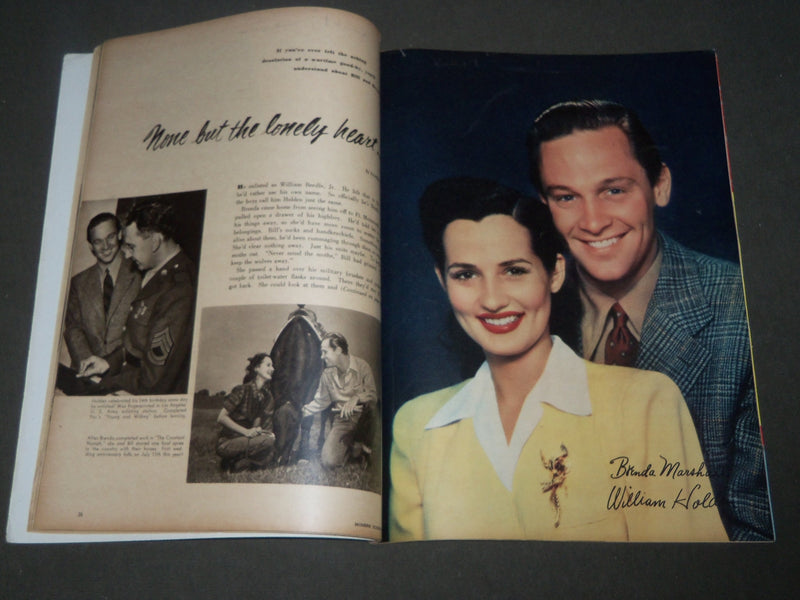 1942 AUGUST MODERN SCREEN MOVIE MAGAZINE - BETTY GRABLE COVER - FLAG - M 133