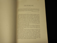 1891 GEO. B. MCCLELLAN POST SERMON BOOK - JAFFREY NEW HAMPSHIRE - J 6237