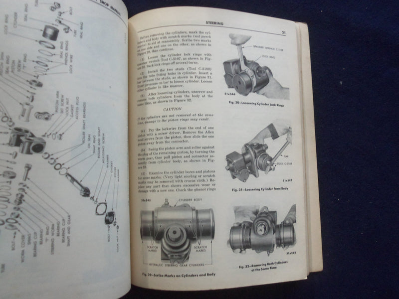 1951 DESOTO FIRE DOME EIGHT PRELIMINARY SHOP MANUAL SOFTCOVER BOOK - KD 8715