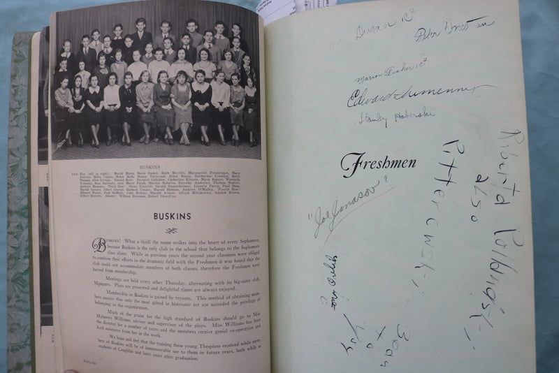 1933 THE BREIDIN COUGLIN HIGH SCHOOL YEARBOOK - WILKES-BARRE, PA - YB 3595