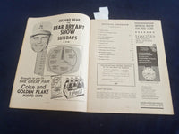1966 OCT 29 ALABAMA VS MISSISSIPPI STATE FOOTBALL PROGRAM- KEN STABLER- ST 4452Q