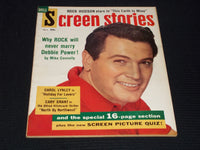 1959 JULY SCREEN STORIES MAGAZINE - ROCK HUDSON FRONT COVER - E 15897